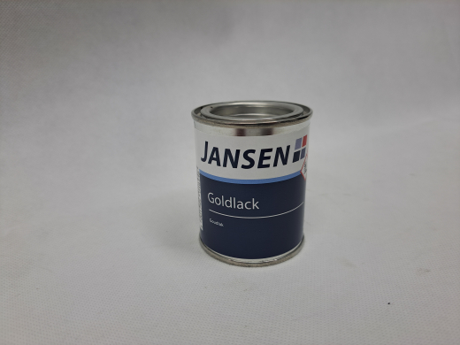 Jansen Goldlack - metallisch seidenglaenzend 0,125 l