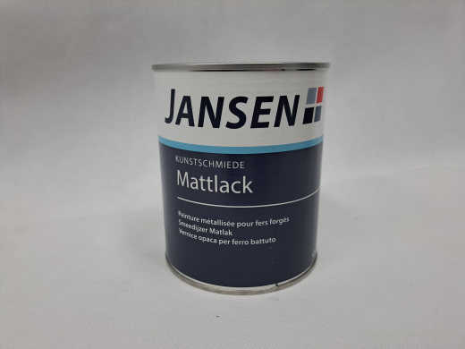 Jansen Kunstschmiede- Mattlack - schwarz 0,75 l
