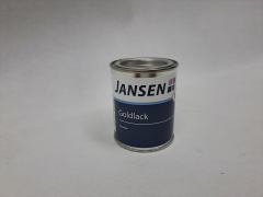 Jansen Goldlack - metallisch seidenglaenzend 0,125 l